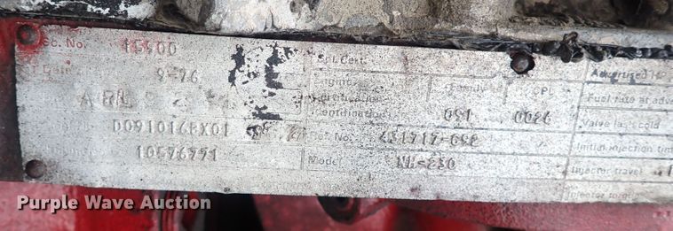 image for item DQ2942 1977 International Paystar 5000  roll-off container truck