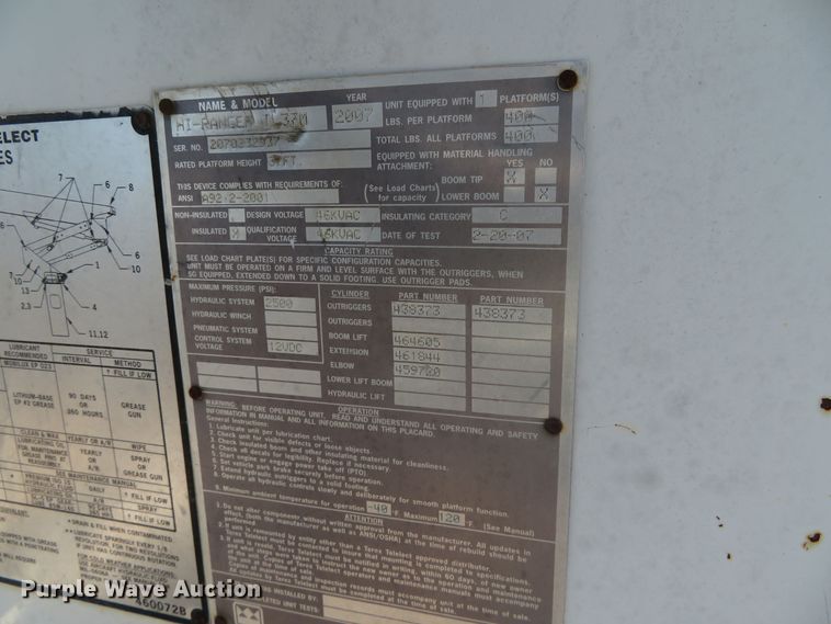 image for item DR0122 2007 Ford F550  bucket truck