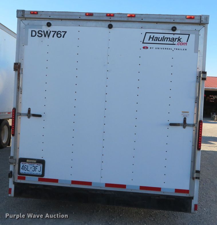 image for item DR0147 2007 Haulmark RTG85X36WR4  enclosed cargo trailer