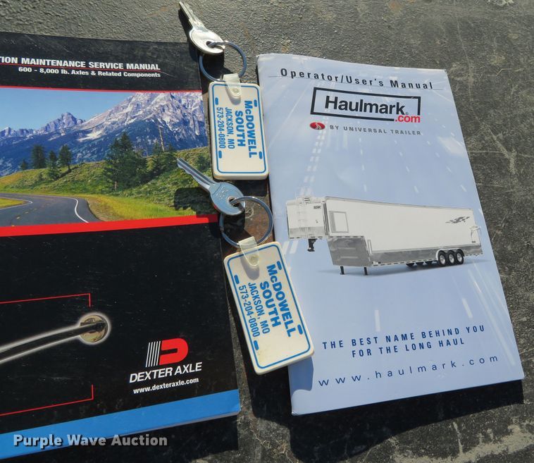 image for item DR0147 2007 Haulmark RTG85X36WR4  enclosed cargo trailer