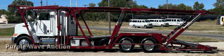 image for item HX9928 2007 Peterbilt 340  car carrier truck