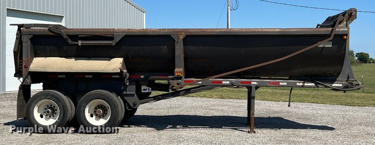 image for item IA9151 2002 Travis  end dump trailer