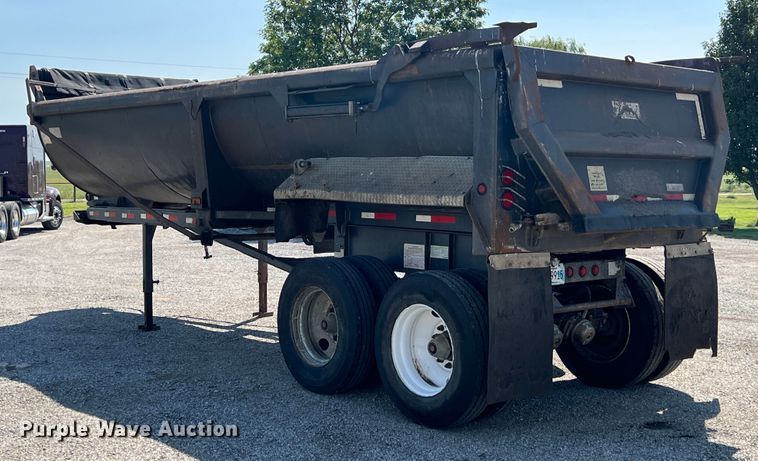 image for item IA9151 2002 Travis  end dump trailer