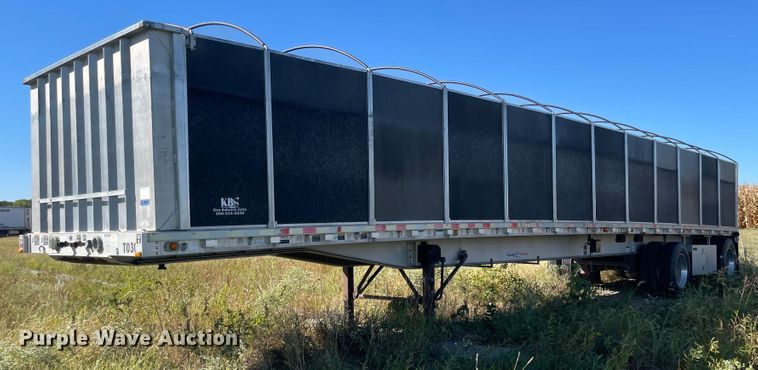 image for item JD9339 2006 Wilson ACF300  flatbed trailer