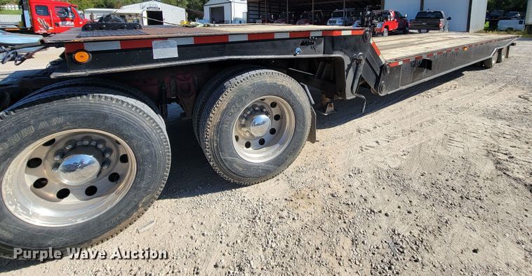 image for item JL9364 2003 Trail-Eze TE701  drop tilt deck equipment trailer