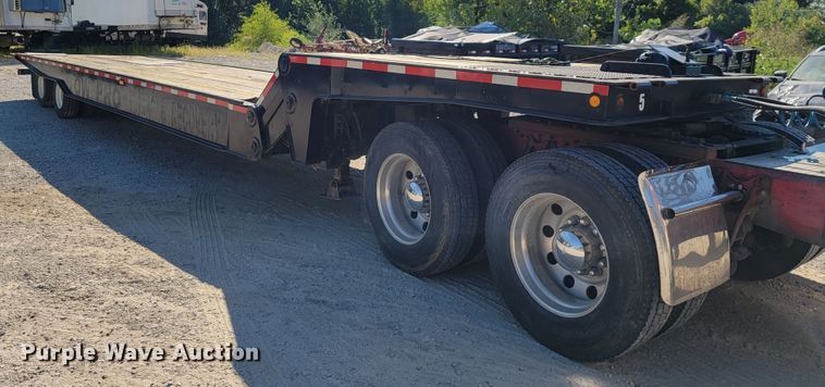 image for item JL9364 2003 Trail-Eze TE701  drop tilt deck equipment trailer