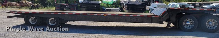 image for item JL9364 2003 Trail-Eze TE701  drop tilt deck equipment trailer