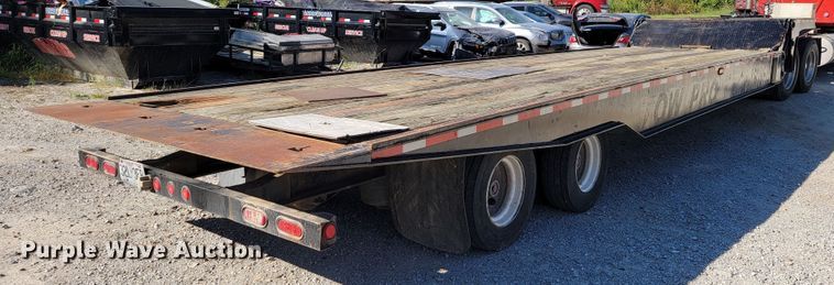 image for item JL9364 2003 Trail-Eze TE701  drop tilt deck equipment trailer
