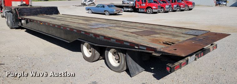 image for item JL9364 2003 Trail-Eze TE701  drop tilt deck equipment trailer