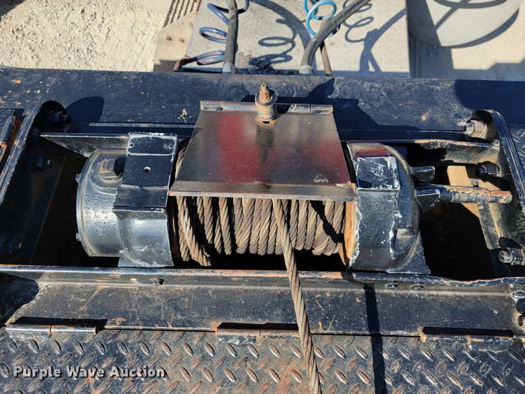 image for item JL9364 2003 Trail-Eze TE701  drop tilt deck equipment trailer