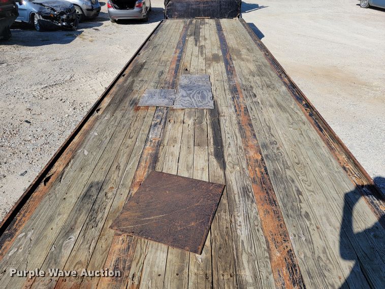 image for item JL9364 2003 Trail-Eze TE701  drop tilt deck equipment trailer