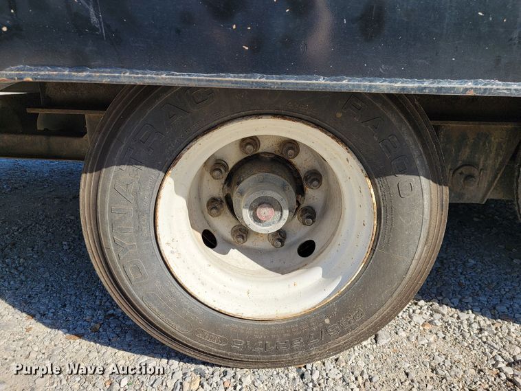 image for item JL9364 2003 Trail-Eze TE701  drop tilt deck equipment trailer