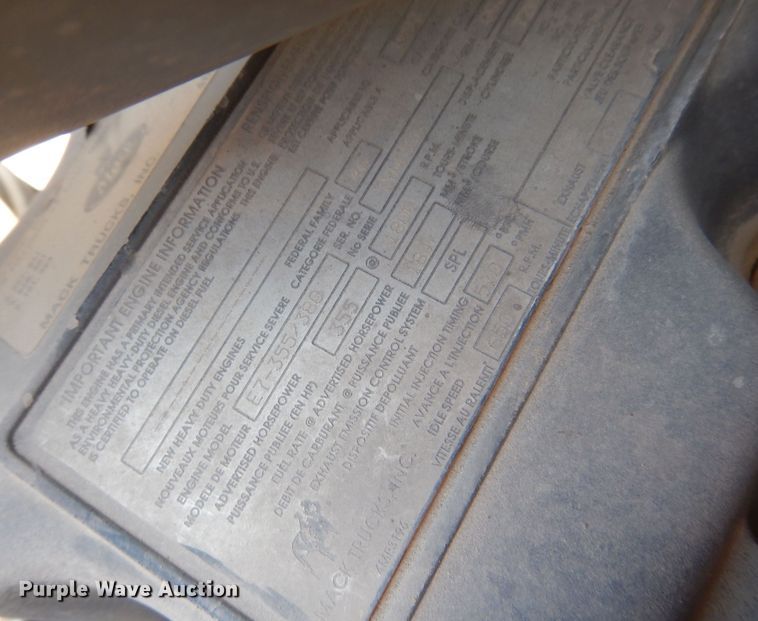 image for item KP9296 1998 Mack CH613  semi truck