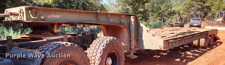 image for item LK9125 1968 Iron Works Wausau  equipment trailer