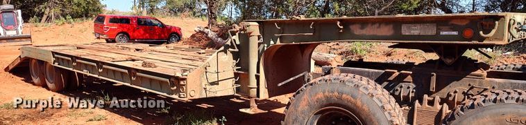 image for item LK9125 1968 Iron Works Wausau  equipment trailer