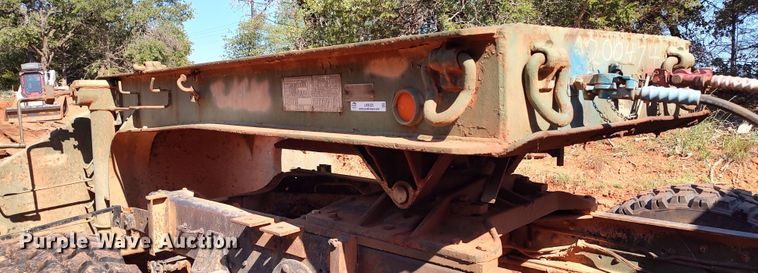 image for item LK9125 1968 Iron Works Wausau  equipment trailer