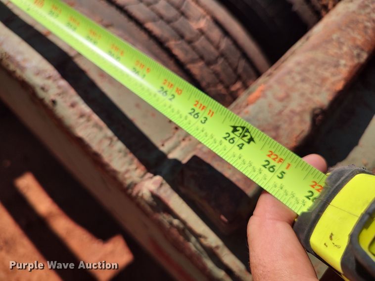 image for item LK9125 1968 Iron Works Wausau  equipment trailer