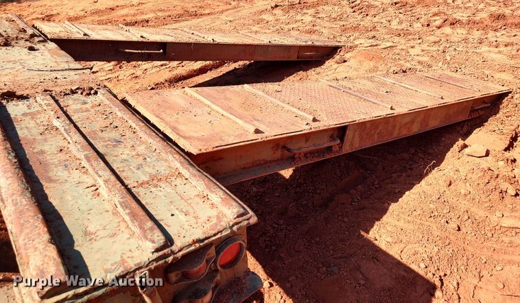 image for item LK9125 1968 Iron Works Wausau  equipment trailer