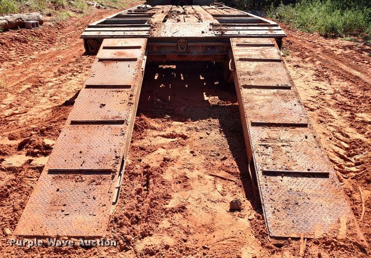 image for item LK9125 1968 Iron Works Wausau  equipment trailer