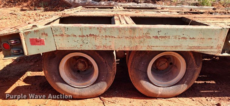 image for item LK9125 1968 Iron Works Wausau  equipment trailer