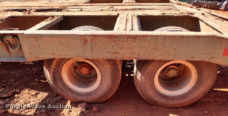 image for item LK9125 1968 Iron Works Wausau  equipment trailer