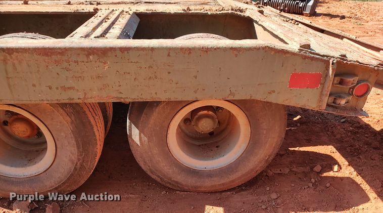 image for item LK9125 1968 Iron Works Wausau  equipment trailer