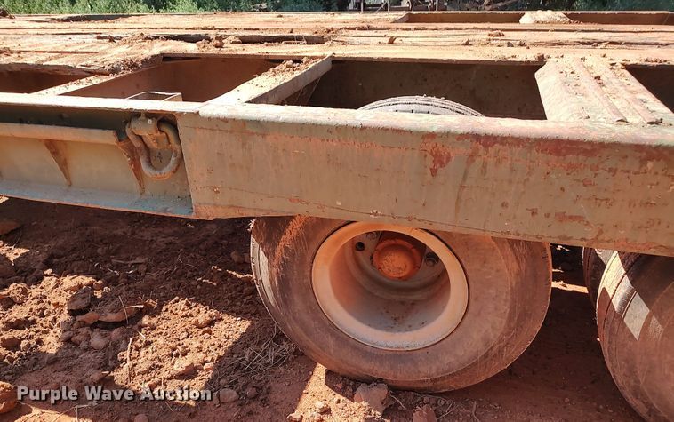 image for item LK9125 1968 Iron Works Wausau  equipment trailer