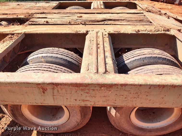 image for item LK9125 1968 Iron Works Wausau  equipment trailer