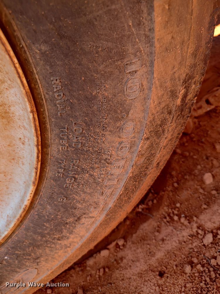 image for item LK9125 1968 Iron Works Wausau  equipment trailer