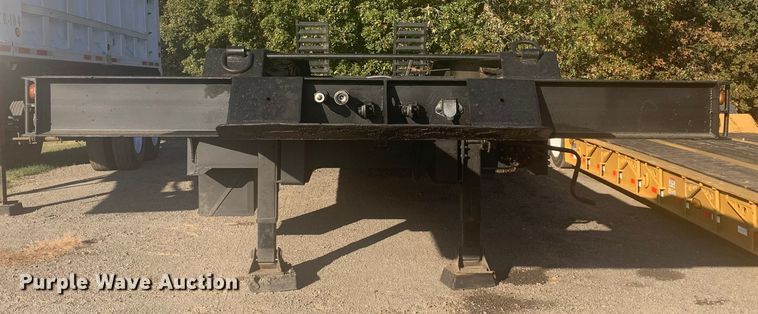 image for item LM9770 1997 Shop built  drop deck equipment trailer