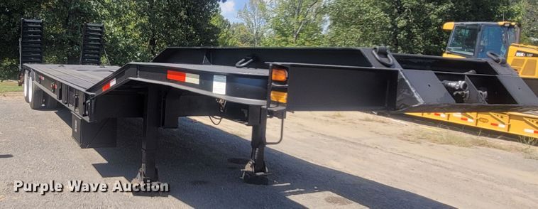 image for item LM9770 1997 Shop built  drop deck equipment trailer
