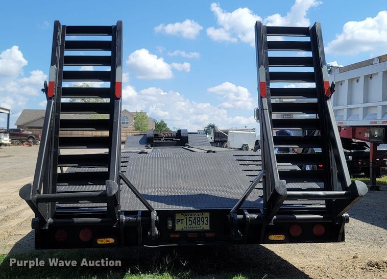 image for item LM9770 1997 Shop built  drop deck equipment trailer