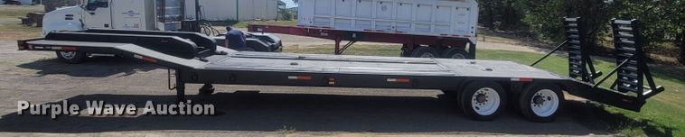 image for item LM9770 1997 Shop built  drop deck equipment trailer