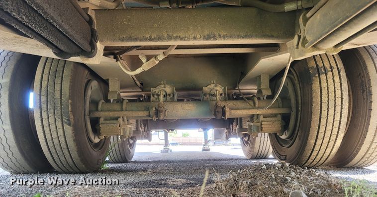 image for item LM9770 1997 Shop built  drop deck equipment trailer