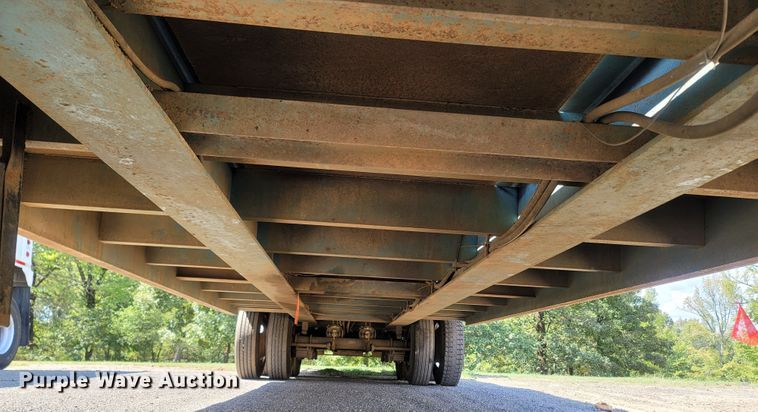 image for item LM9770 1997 Shop built  drop deck equipment trailer