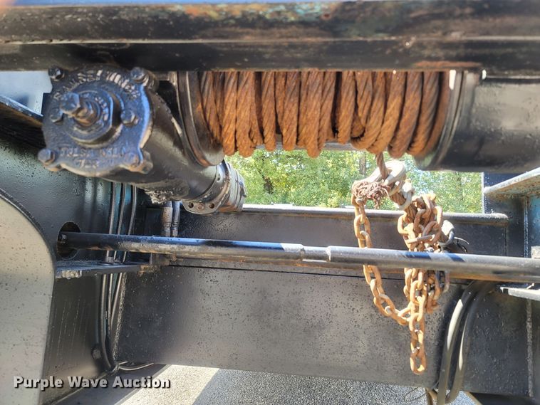 image for item LM9770 1997 Shop built  drop deck equipment trailer