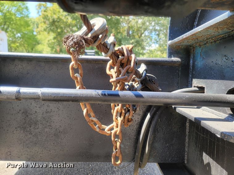 image for item LM9770 1997 Shop built  drop deck equipment trailer