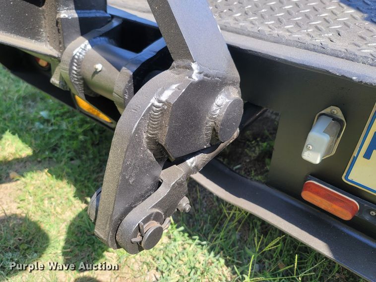 image for item LM9770 1997 Shop built  drop deck equipment trailer