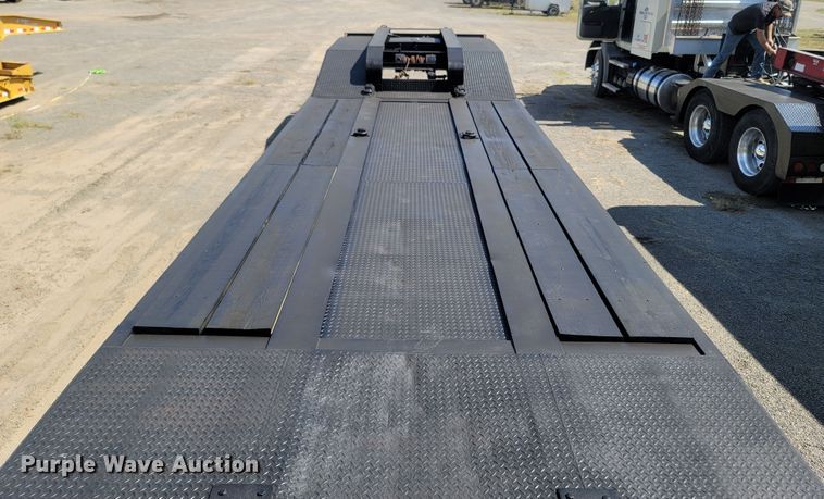 image for item LM9770 1997 Shop built  drop deck equipment trailer