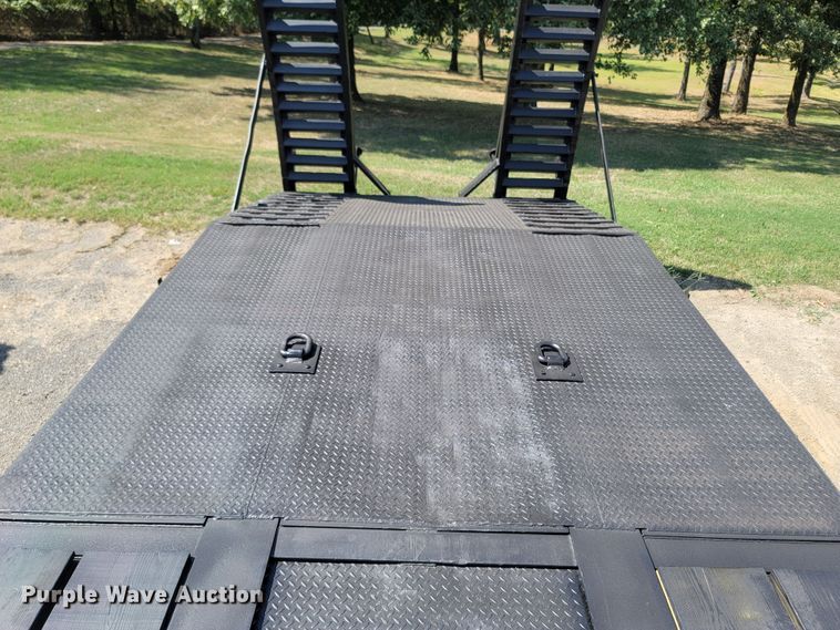 image for item LM9770 1997 Shop built  drop deck equipment trailer