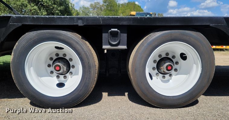 image for item LM9770 1997 Shop built  drop deck equipment trailer