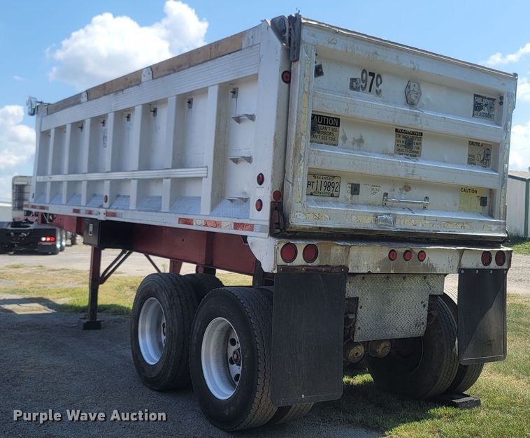 image for item LM9774 2001 RSTR 7418622009648LT  end dump trailer