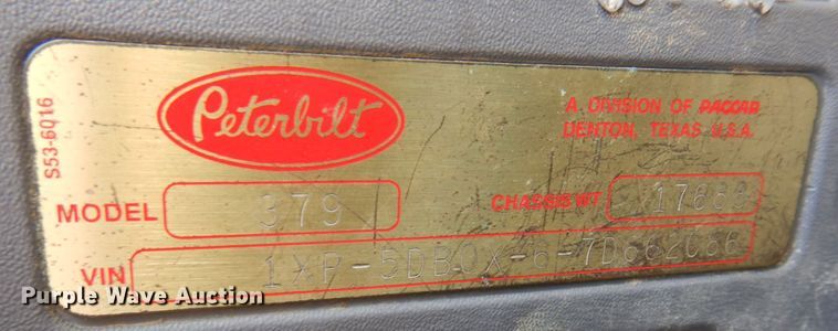 image for item MH9150 2007 Peterbilt 379  semi truck