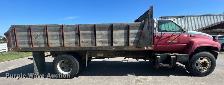 image for item MR9903 1999 Chevrolet C7500  dump flatbed truck