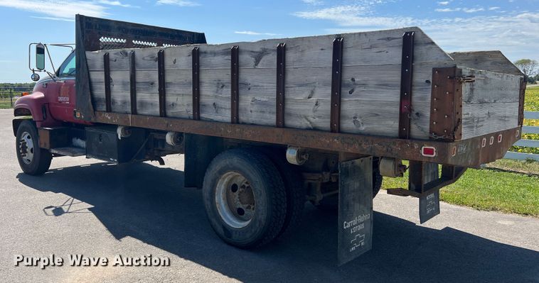 image for item MR9903 1999 Chevrolet C7500  dump flatbed truck