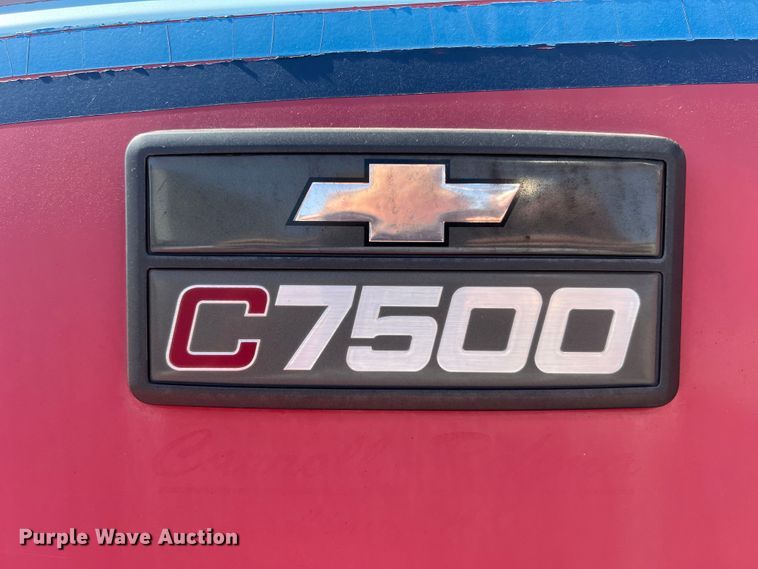 image for item MR9903 1999 Chevrolet C7500  dump flatbed truck