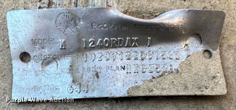 image for item MR9925 (2) Rockwell axles