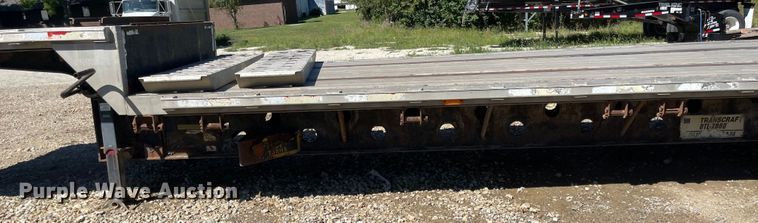 image for item MU9107 2001 Transcraft DLT-2000  drop deck equipment trailer