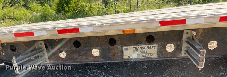 image for item MU9107 2001 Transcraft DLT-2000  drop deck equipment trailer