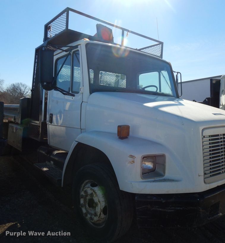 image for item DH8902 1998 Freightliner FL50  dump flatbed truck